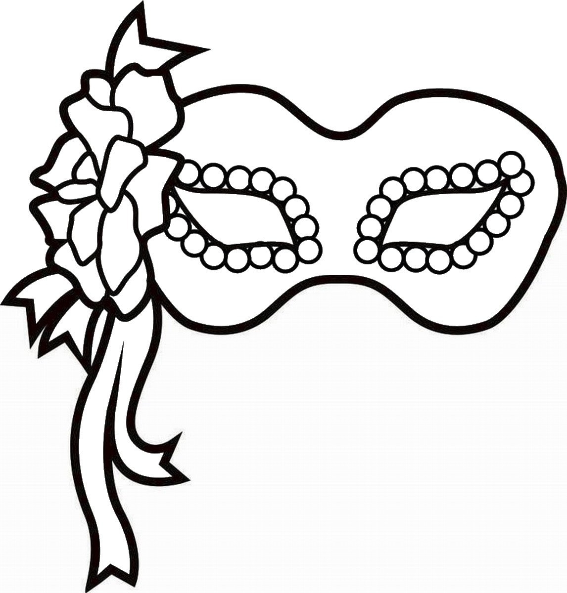 Printable Mardi Gras Coloring Pages
