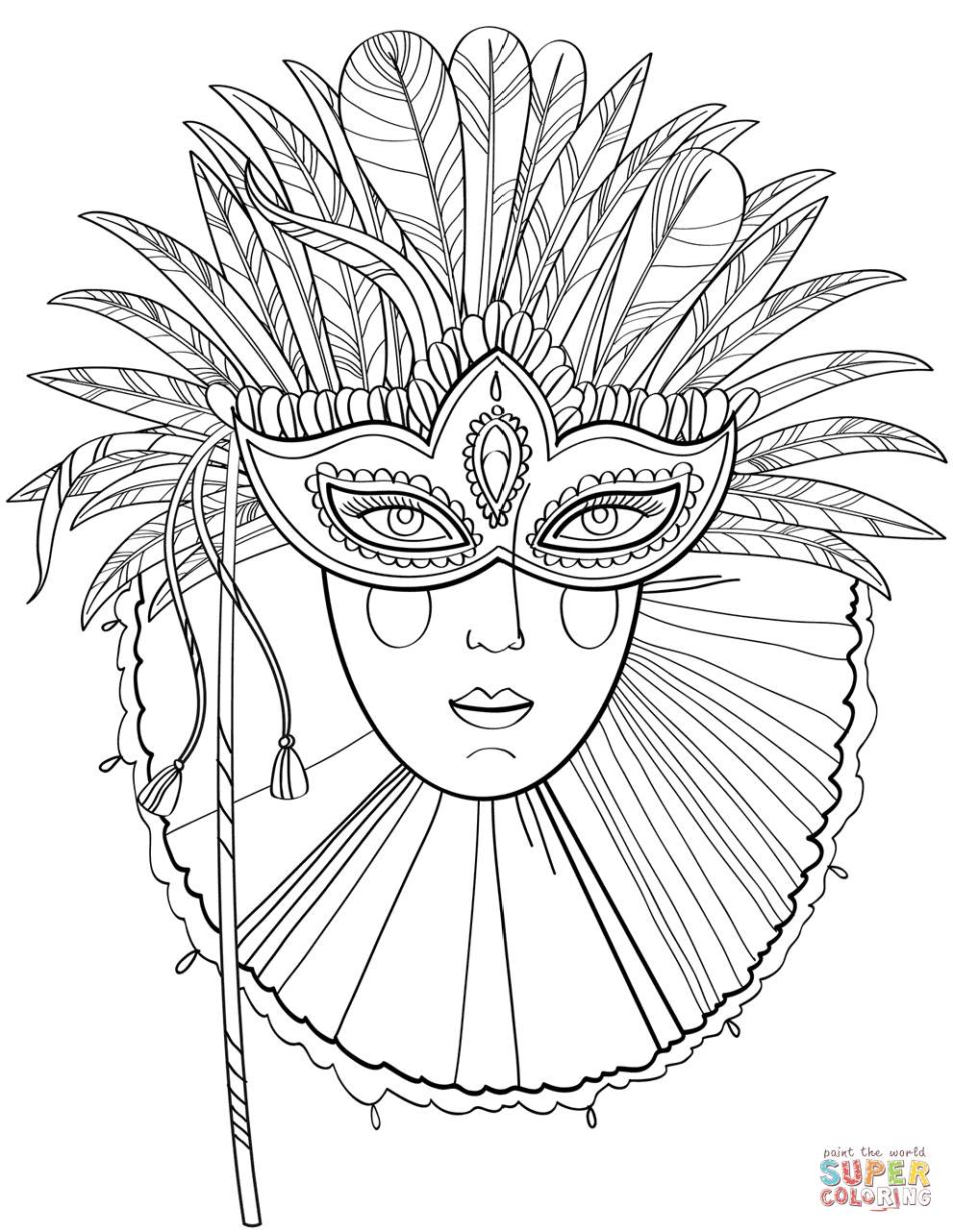 Mardi Gras Coloring Pages Free Printable Free Printable