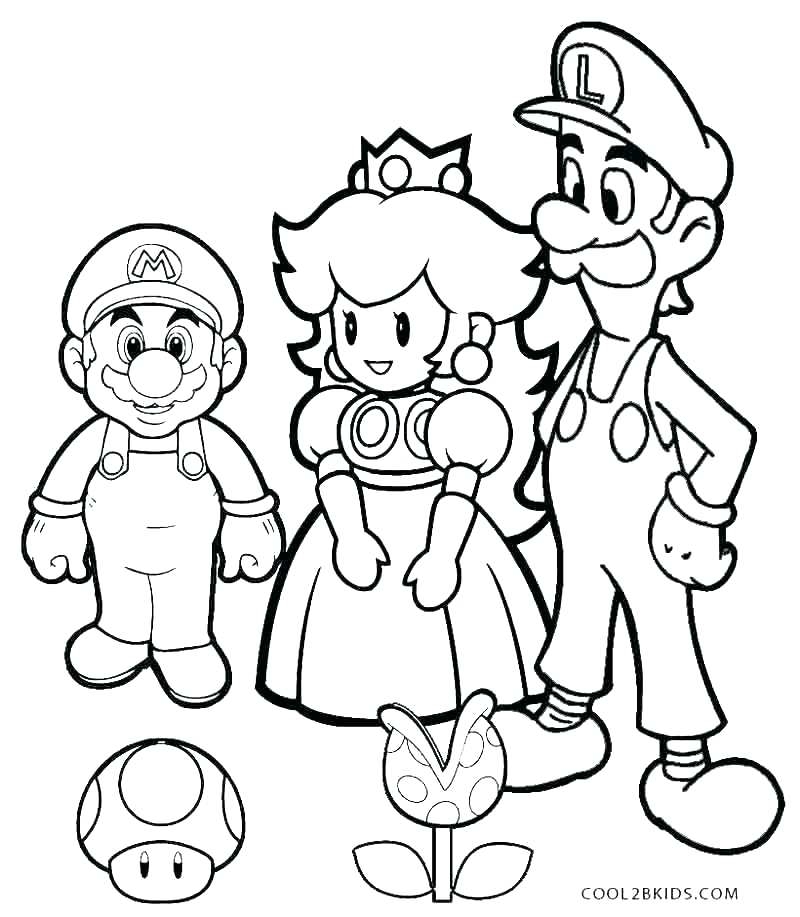 Mario And Luigi Coloring Pages At GetColorings Free Printable Colorings Pages To Print And