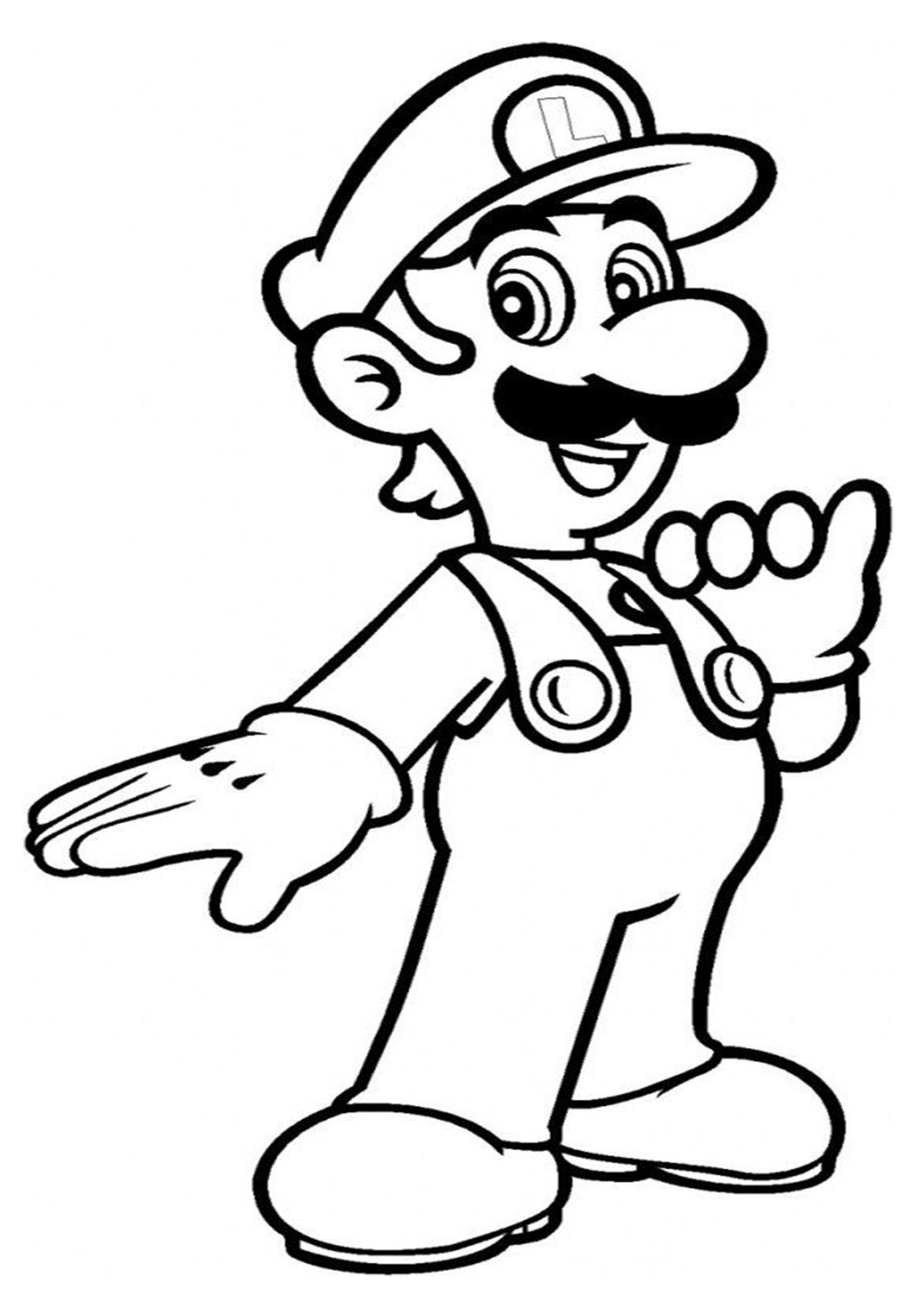 Mario And Luigi Coloring Pages