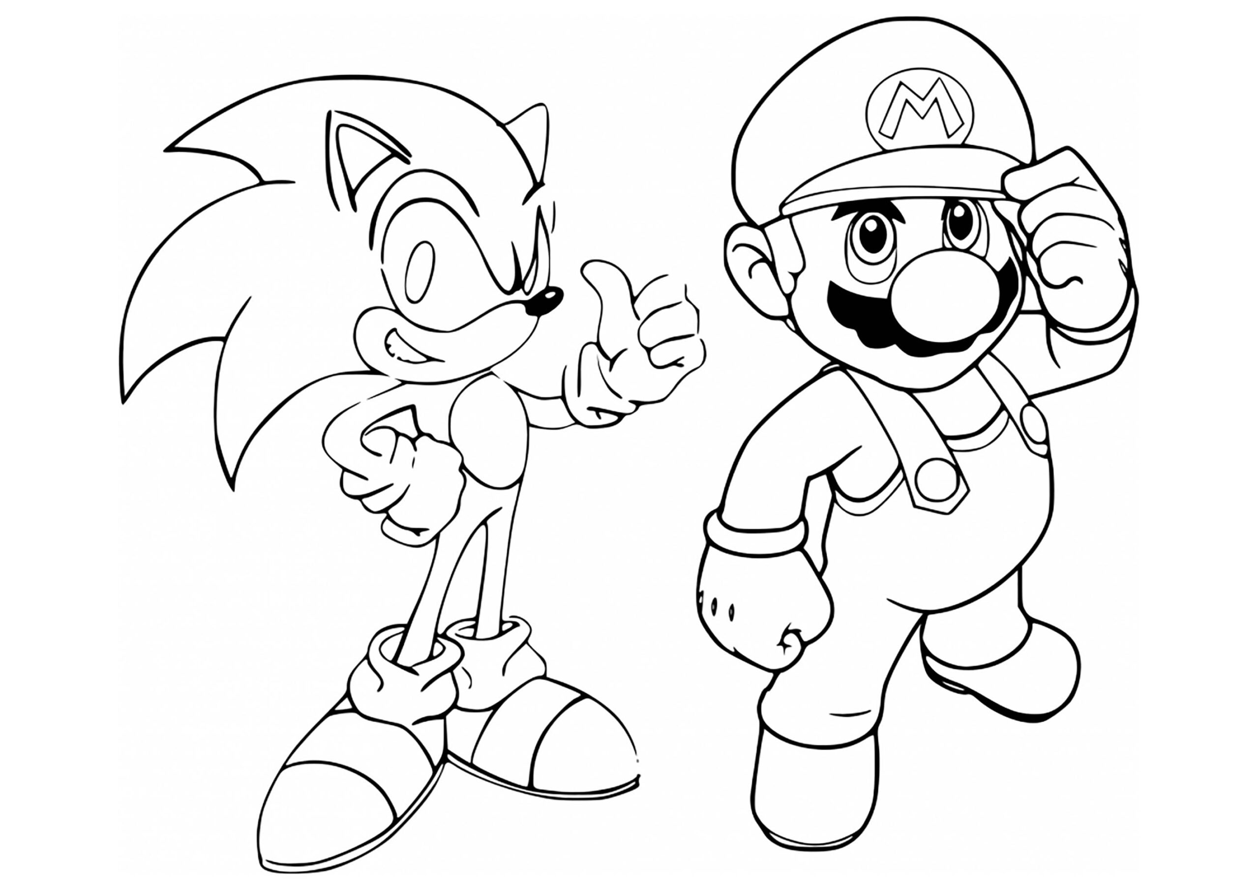 Mario Zombie Coloring Pages