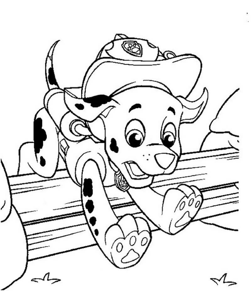 Marshall Paw Patrol 2 Coloring Page Free Printable Coloring Pages For Kids