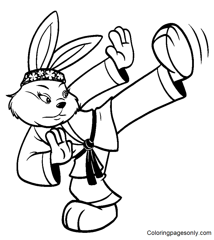 Martial Arts Coloring Pages Printable For Free Download