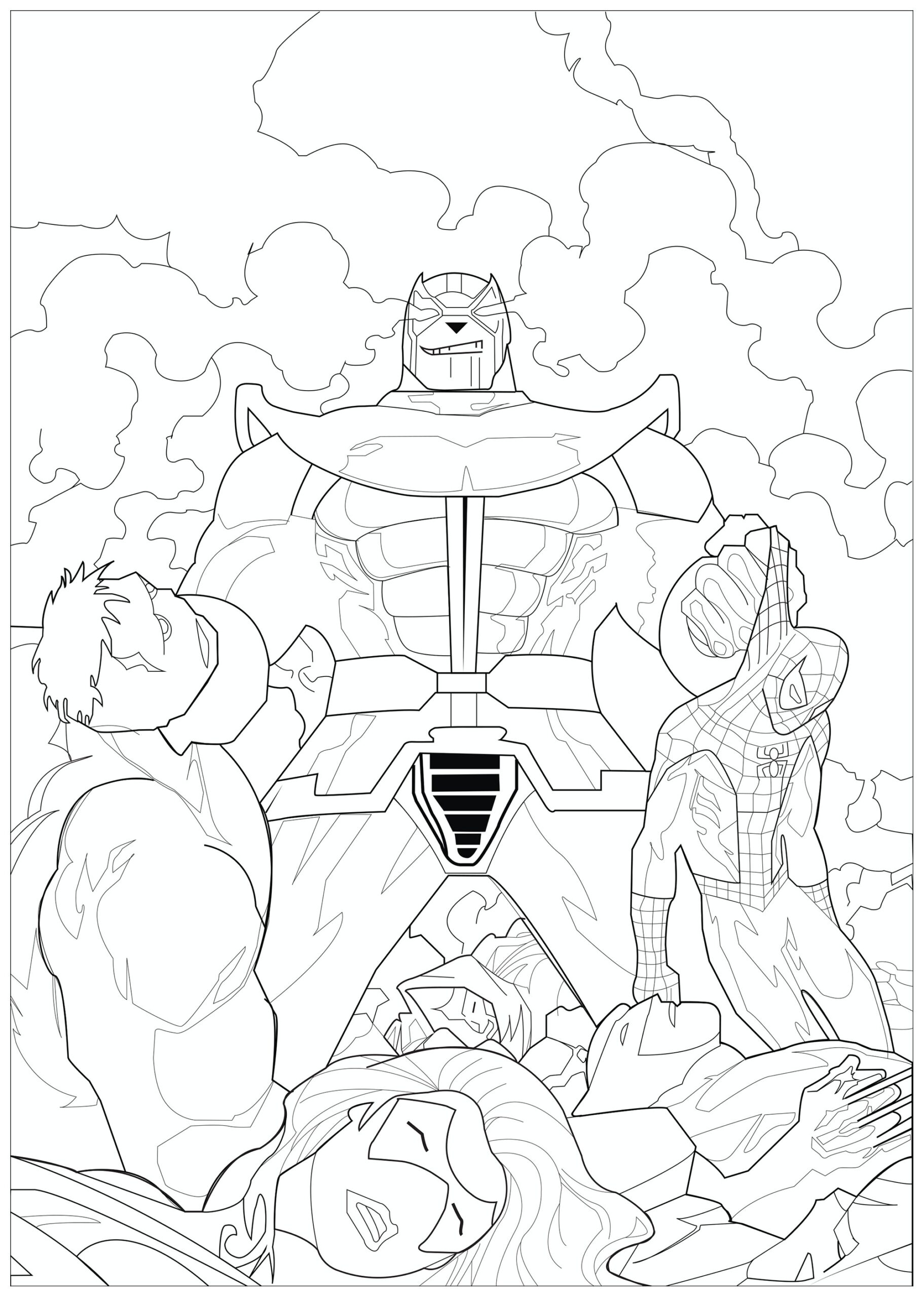 Marvel Coloring Pages At GetDrawings Free Download