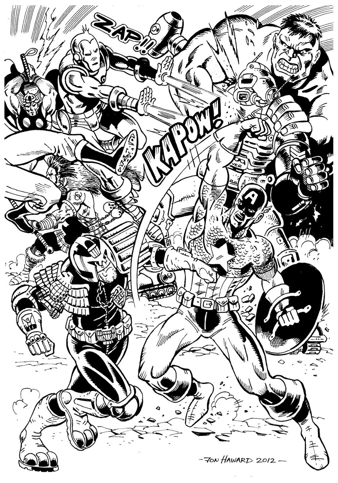 Marvel Comics Printable Coloring Pages ChloeoiDiaz