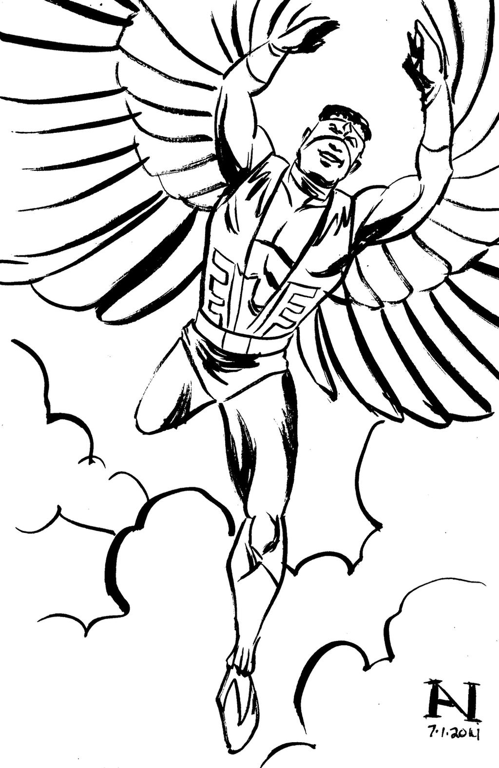 Marvel Falcon Coloring Coloring Pages