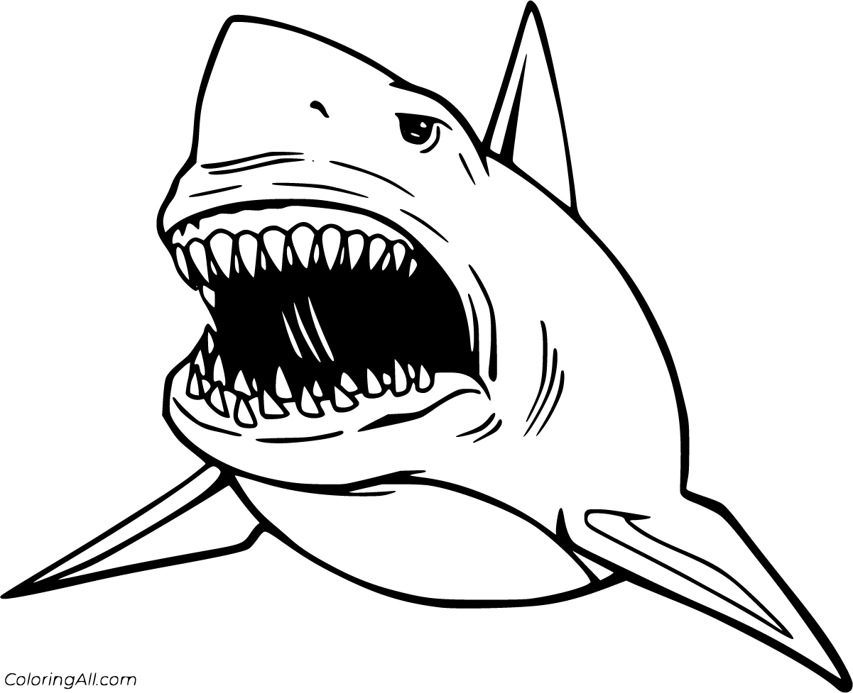 Megalodon Coloring Pages 7 Free Printables ColoringAll