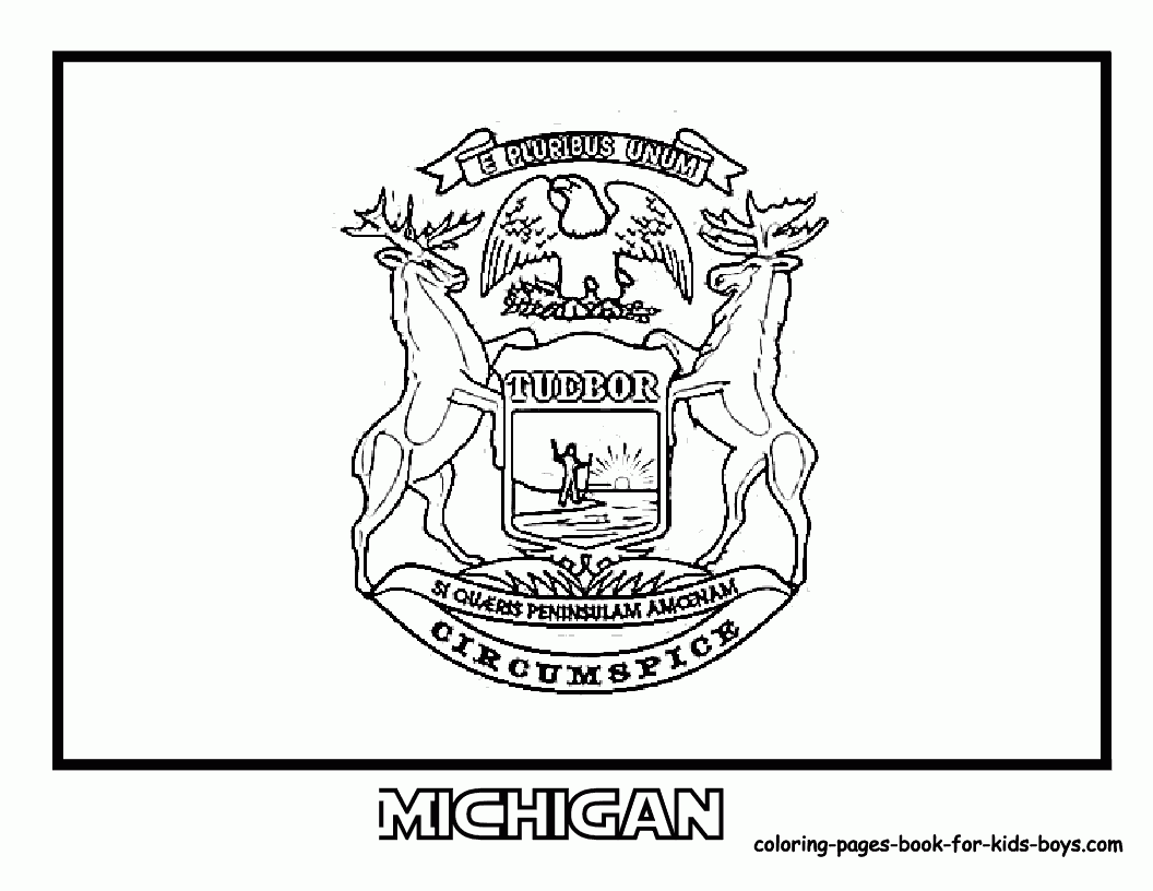Michigan Coloring Pages