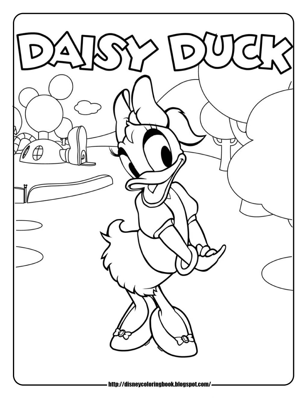 Mickey Mouse Clubhouse Coloring Pages To Download And Print For Free