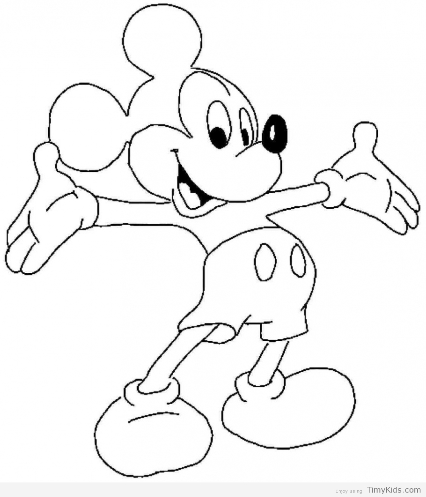 Mickey Mouse Coloring Pages For Kids At GetColorings Free Printable Colorings Pages To
