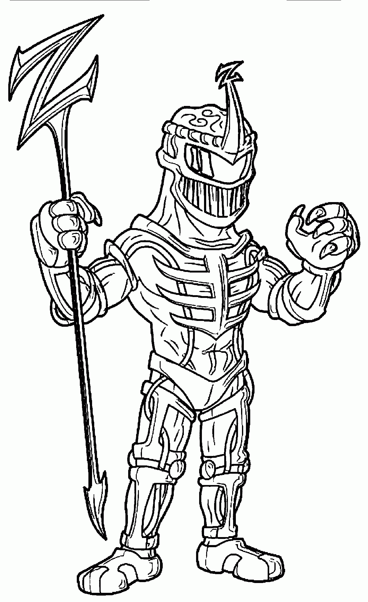 Power Rangers Coloring Pages