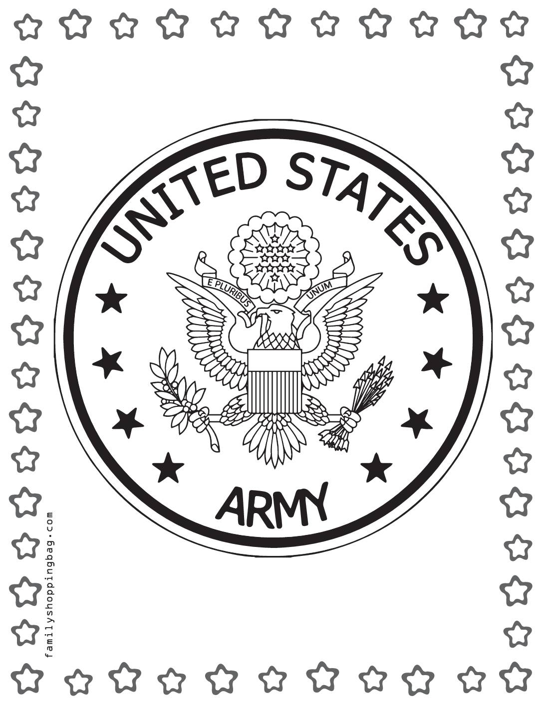 Military Emblems Coloring Pages Coloring Home