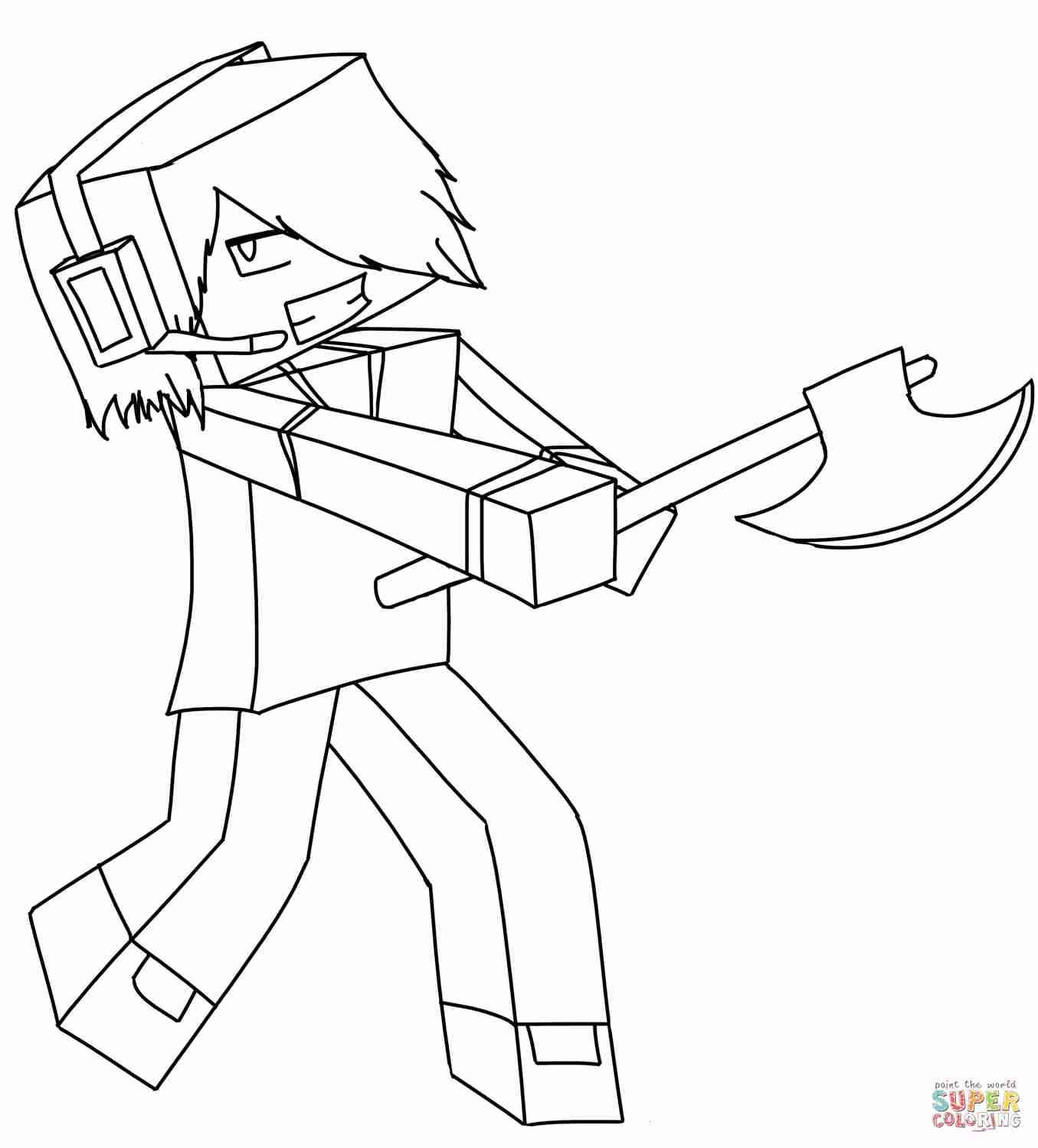 Minecraft Coloring Pages Dantdm At GetColorings Free Printable Colorings Pages To Print