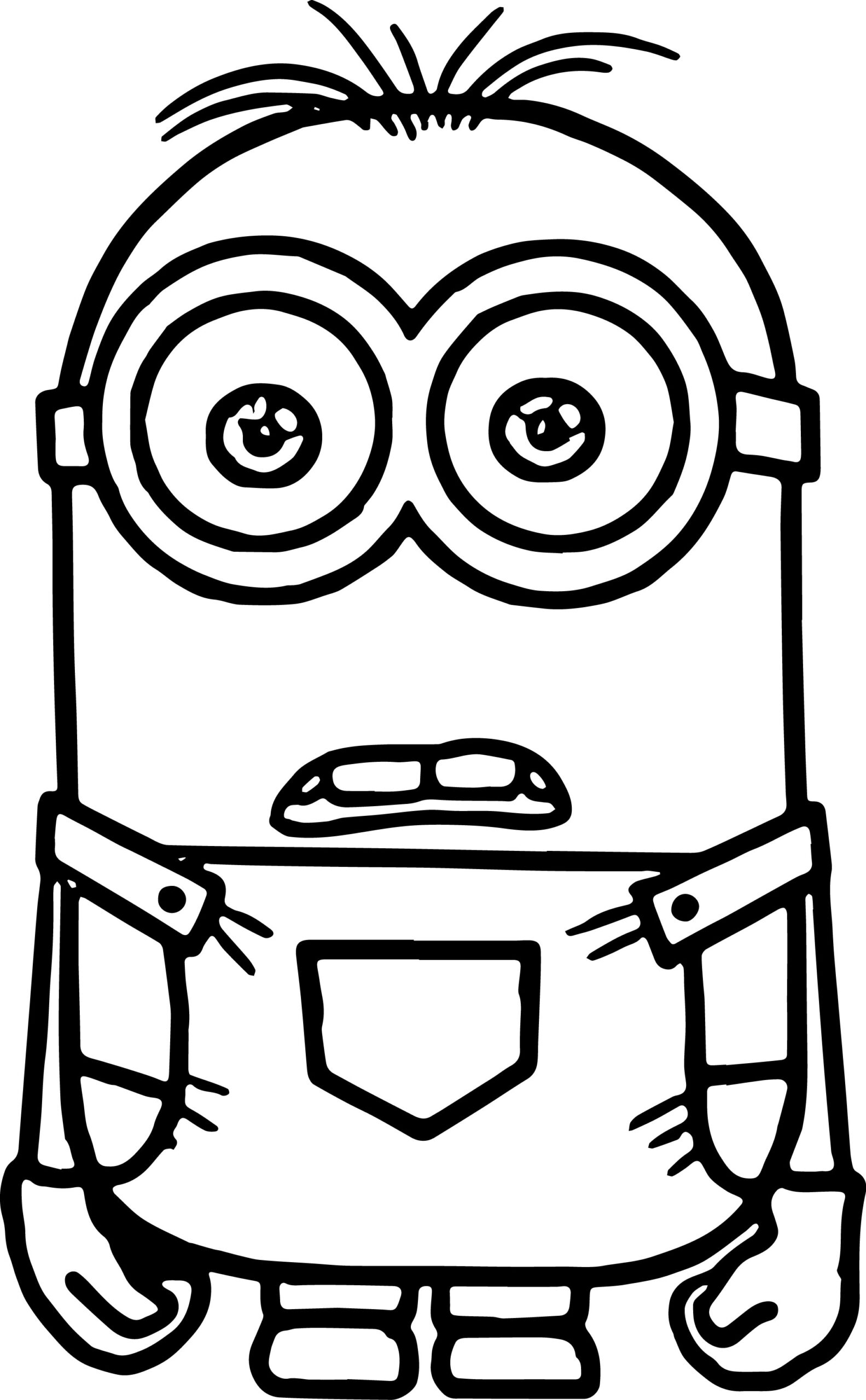 Minion Printables Coloring Pages
