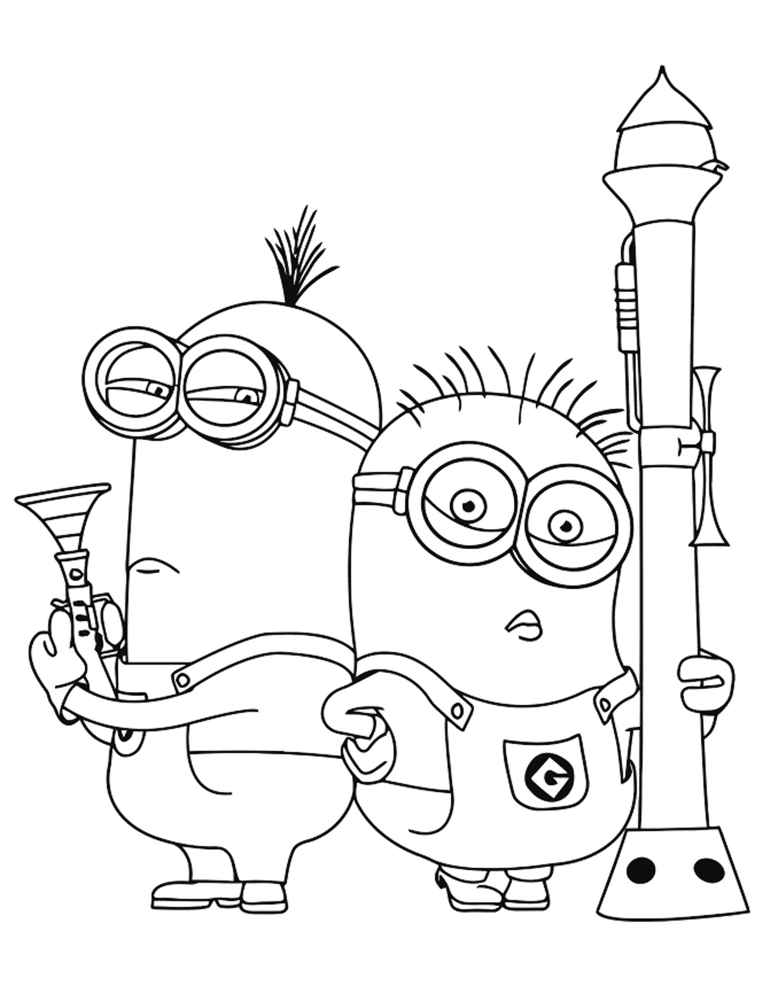 Minions Coloring Pages Printable Coloring Pages Printable Etsy UK