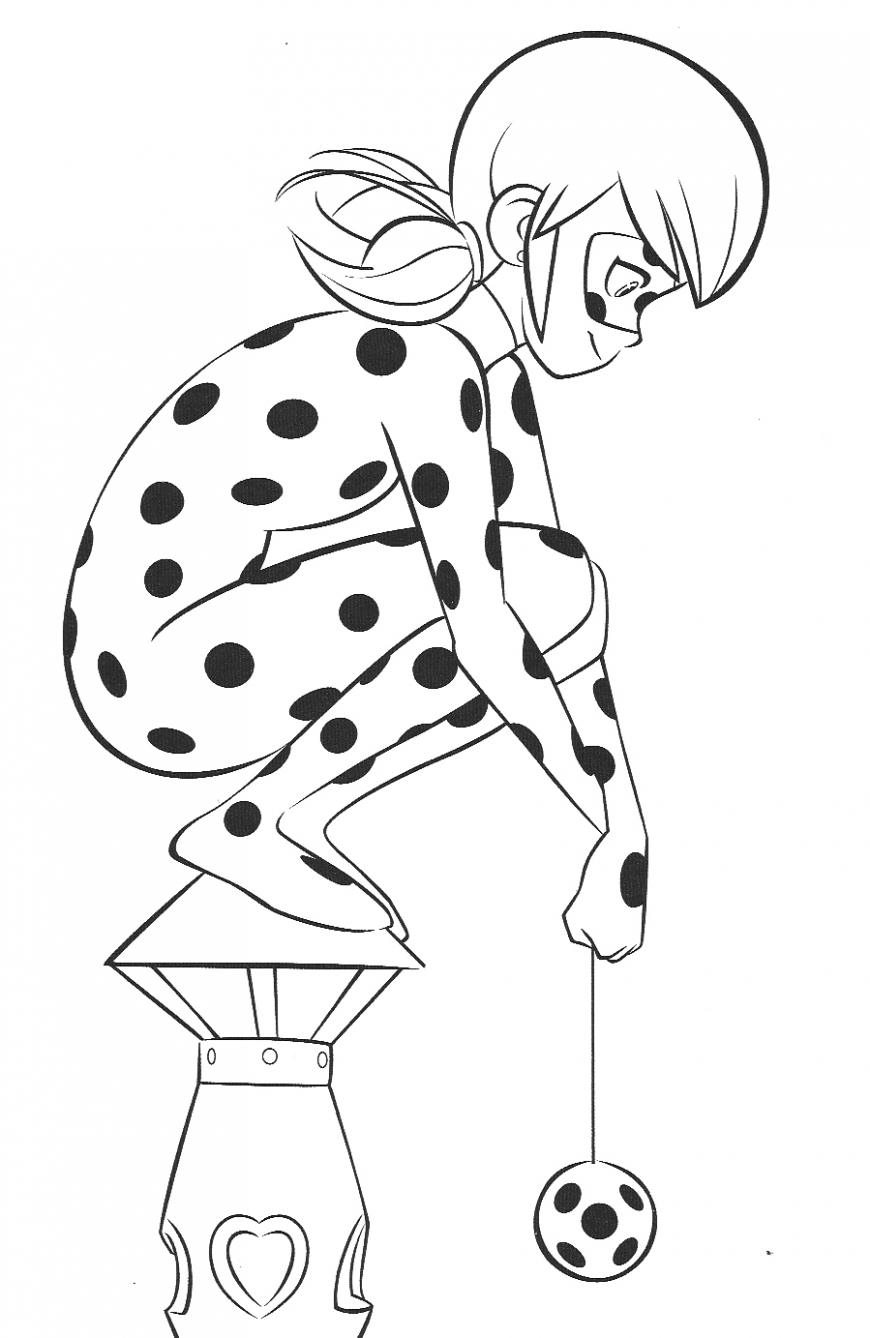 Miraculous Ladybug Coloring Page Free Printable Templates