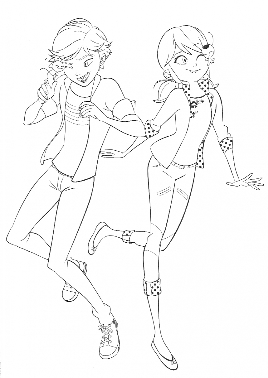 Miraculous Ladybug Coloring Pages With Marinette YouLoveIt