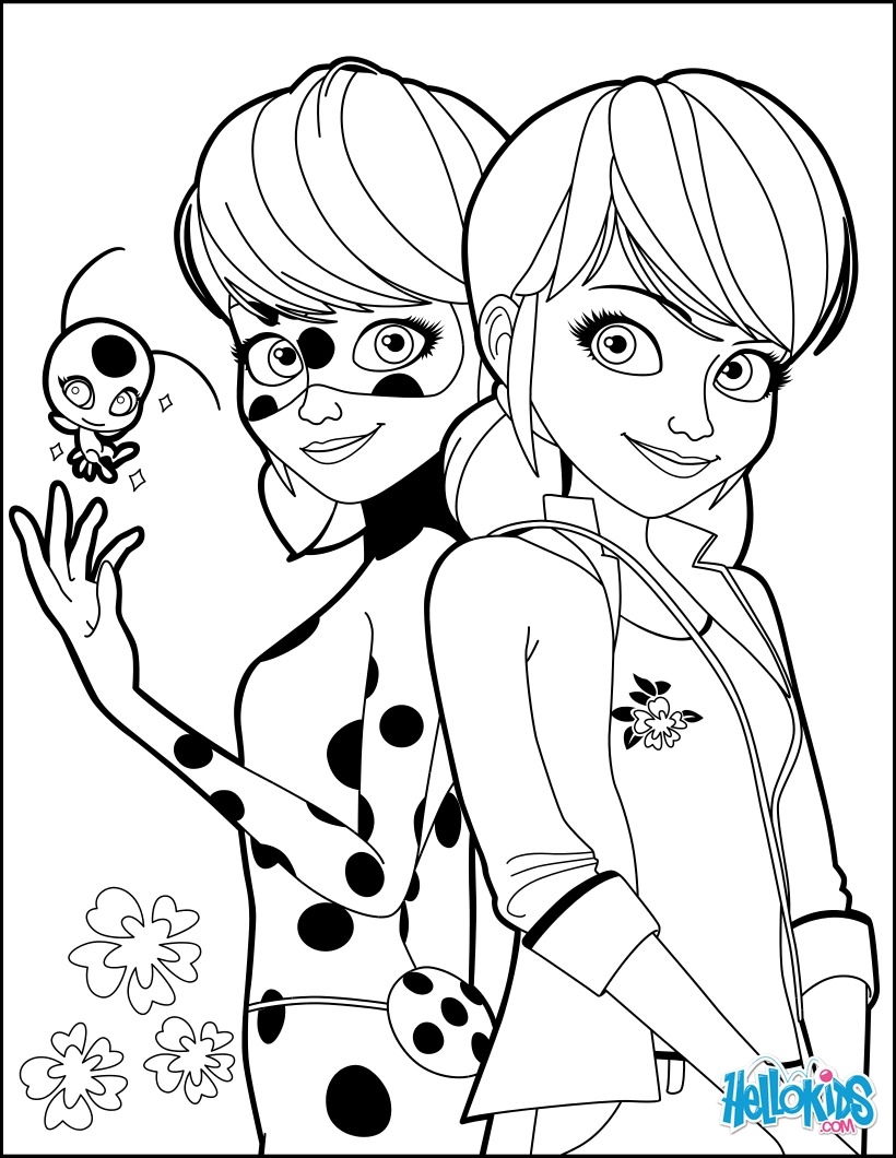 Miraculous Ladybug Coloring Pages YouLoveIt