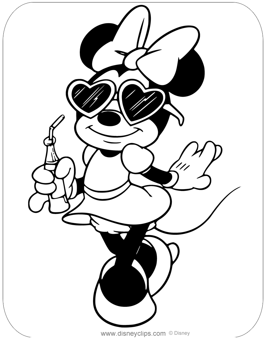 Misc Minnie Mouse Coloring Pages Disneyclips