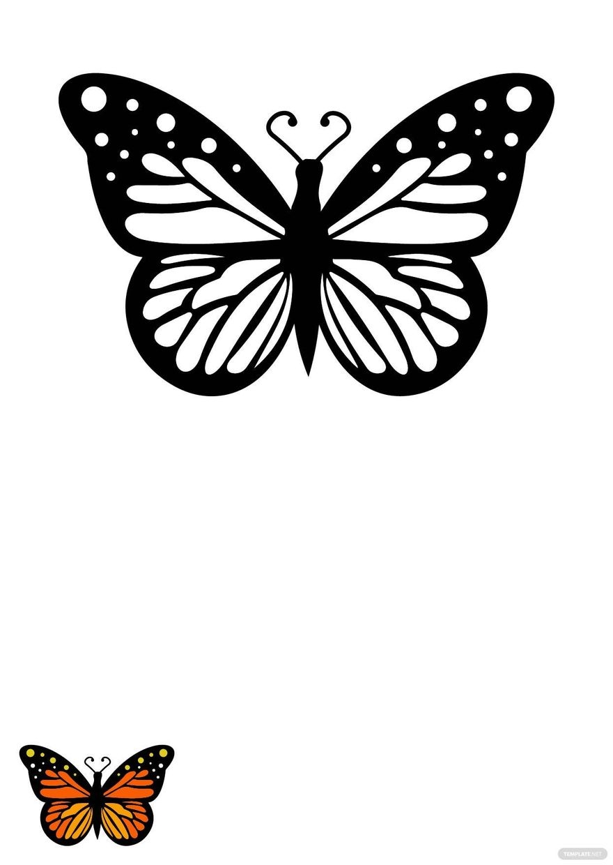 Monarch Butterfly Coloring Pages