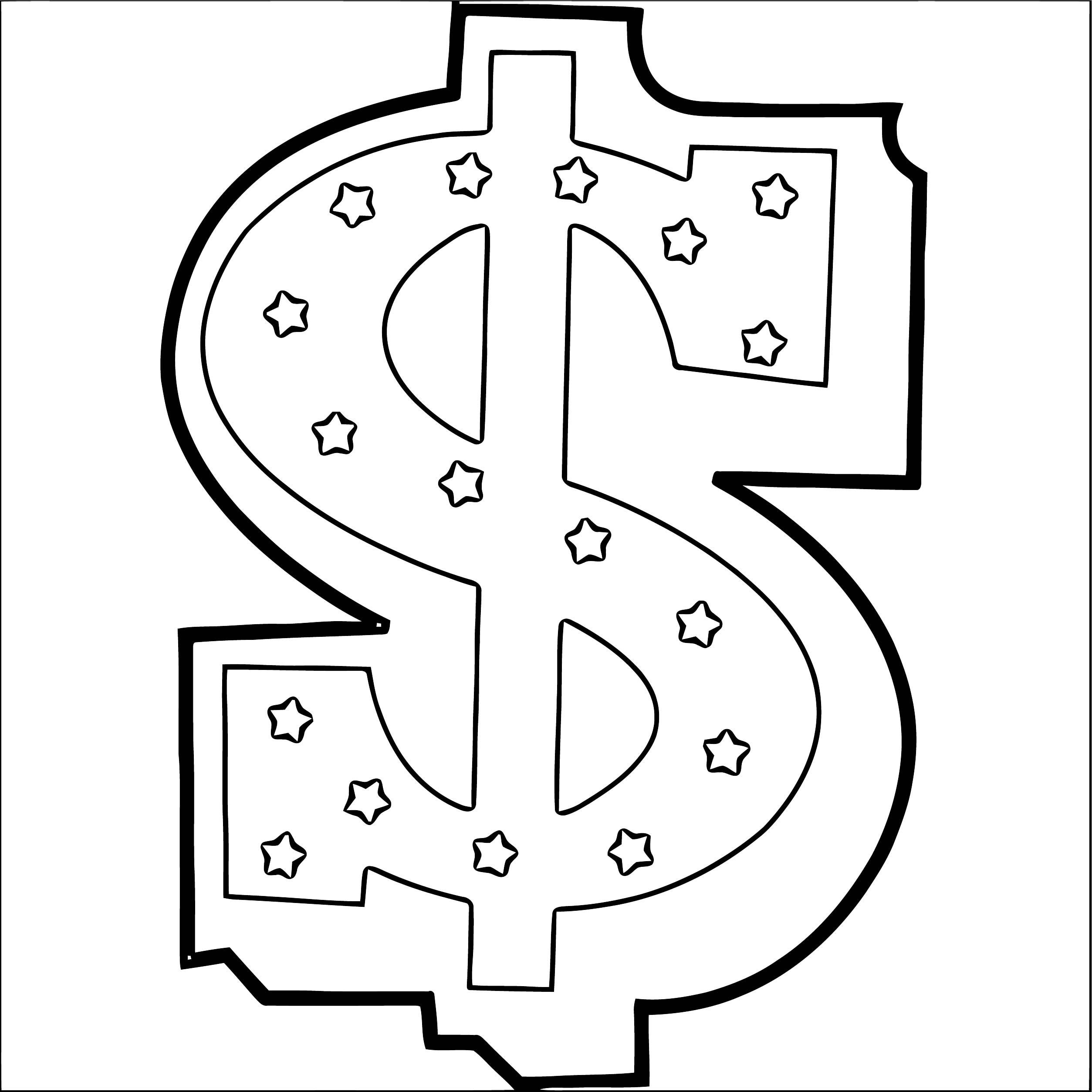 Money Coloring Page 54 Wecoloringpage