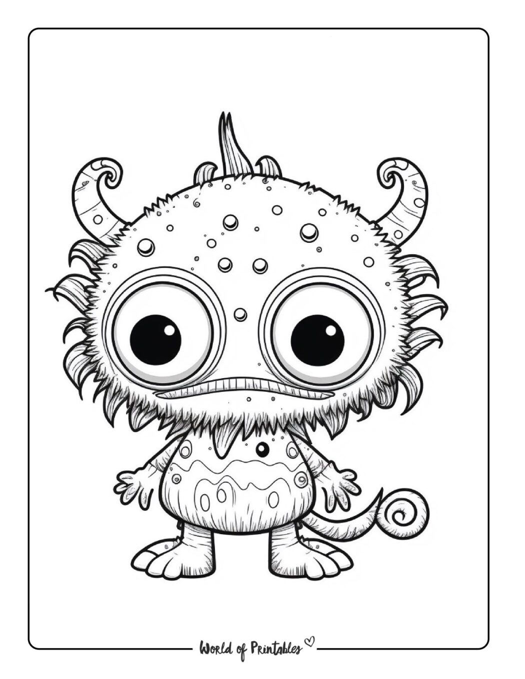 Monster Coloring Pages