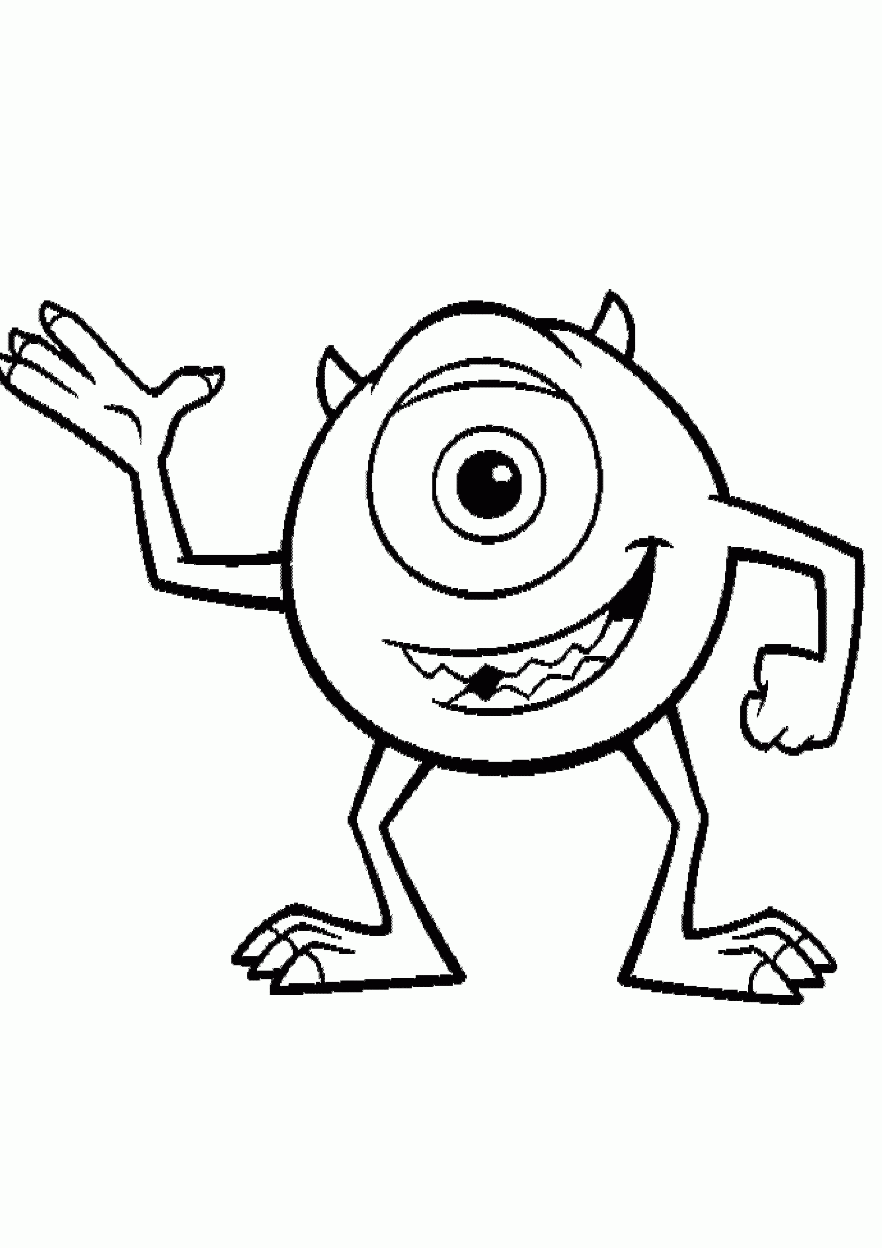 Monsters Inc Coloring Pages