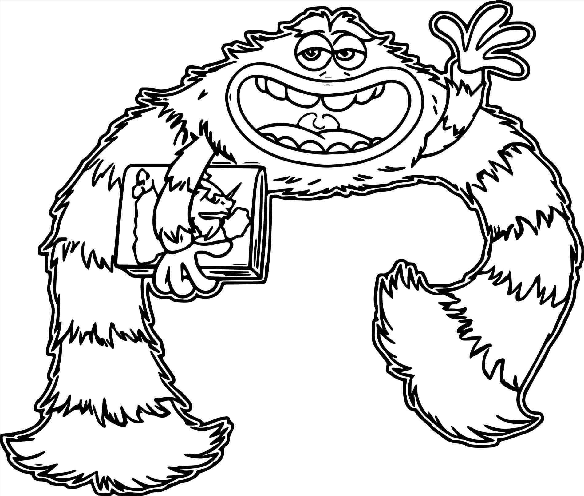 Monsters Inc Characters Coloring Pages At GetColorings Free Printable Colorings Pages To