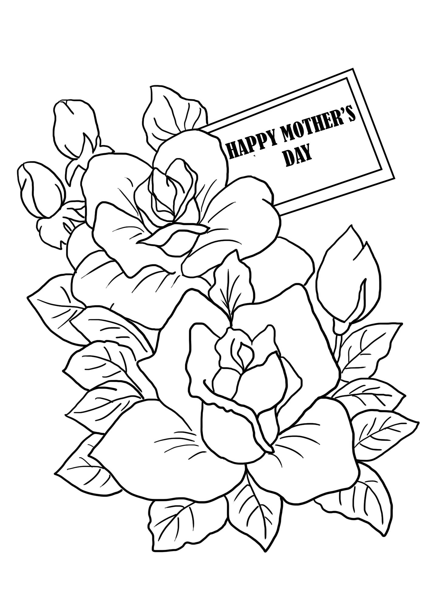 Mother S Day Coloring Pages