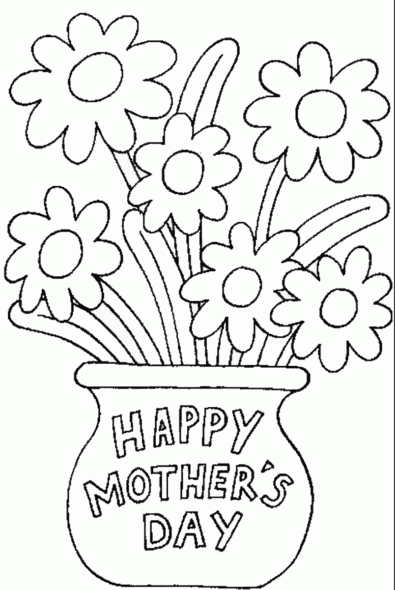 Mother S Day Coloring Pages