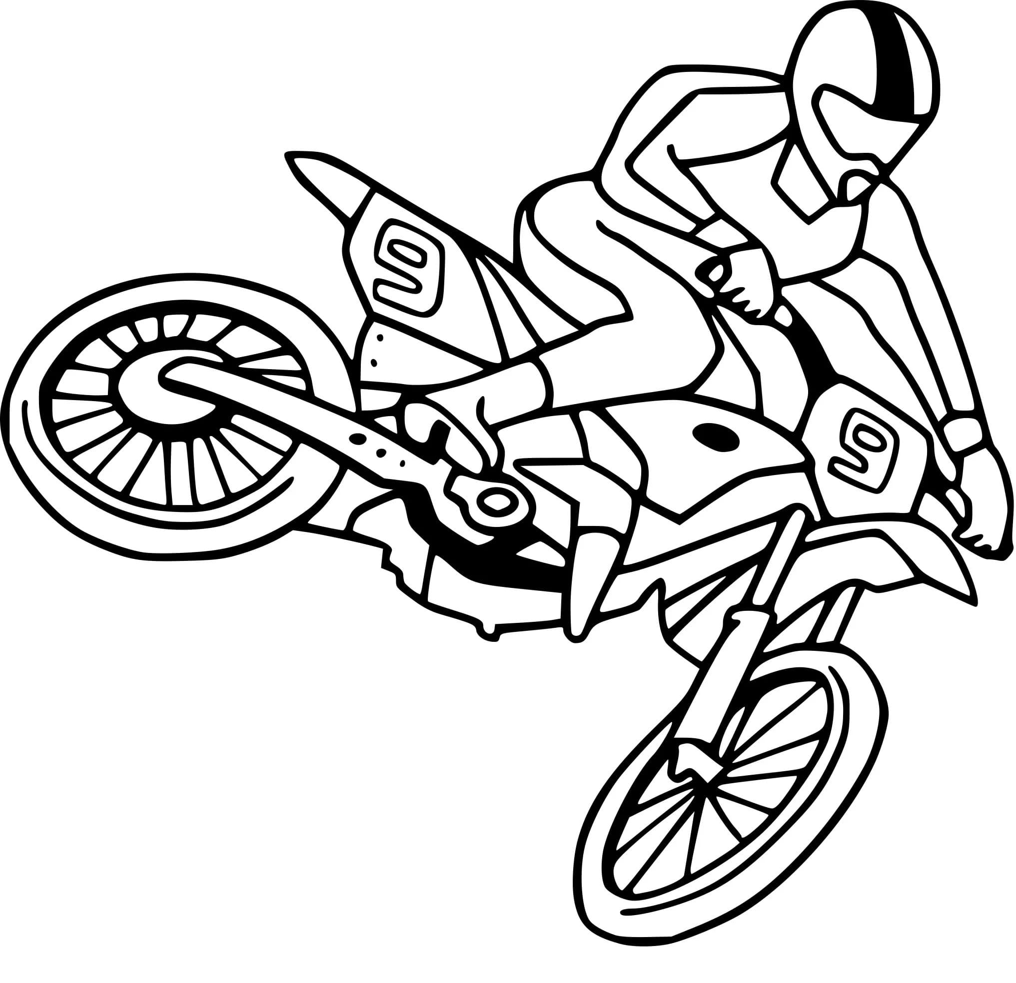 Motorcycle Coloring Pages For Kids Free Printable