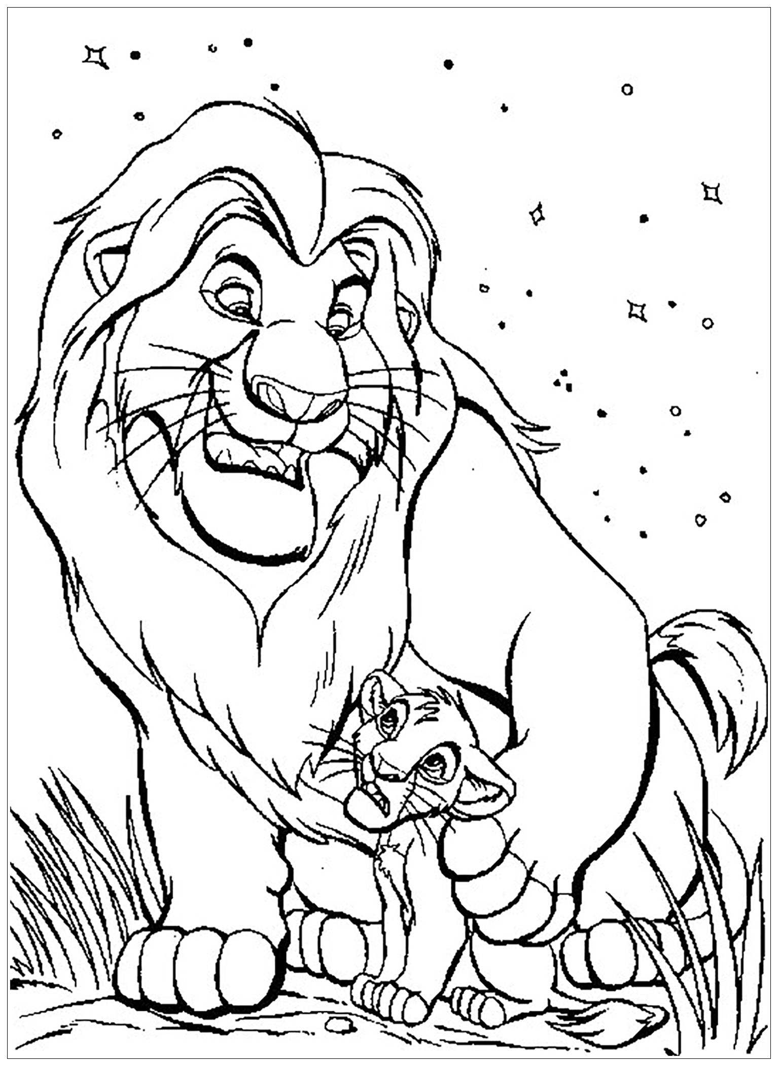 Lion King Coloring Pages