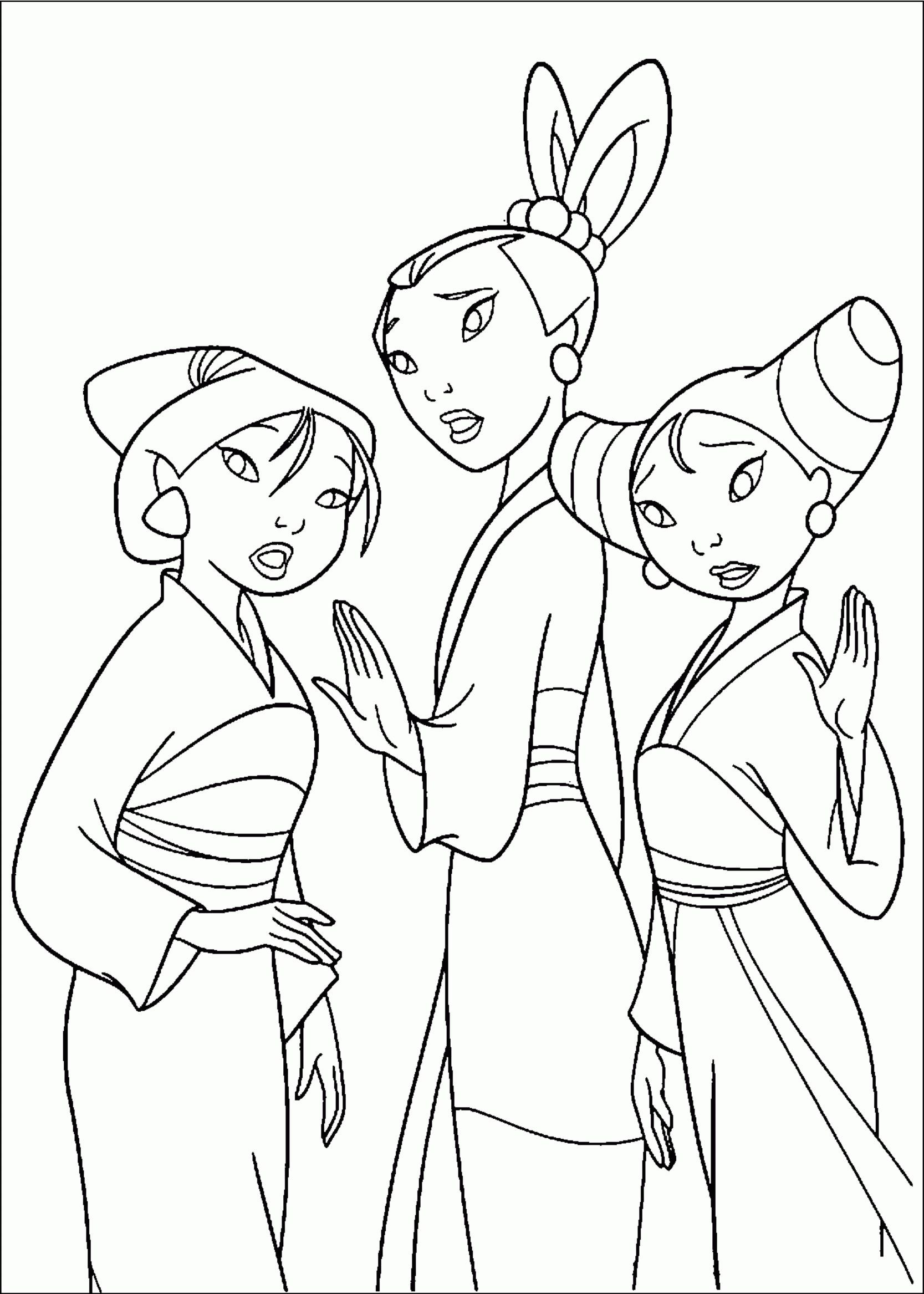 Mulan Coloring Pages To Download And Print For Free
