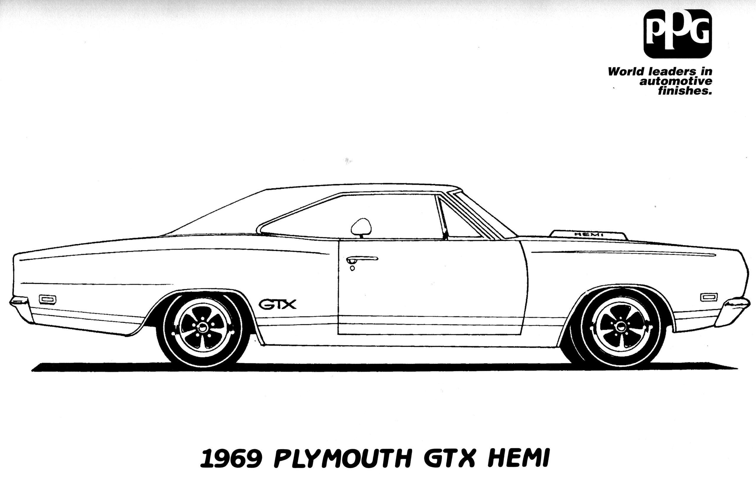 Muscle Car Coloring Pages To Download And Print For Free