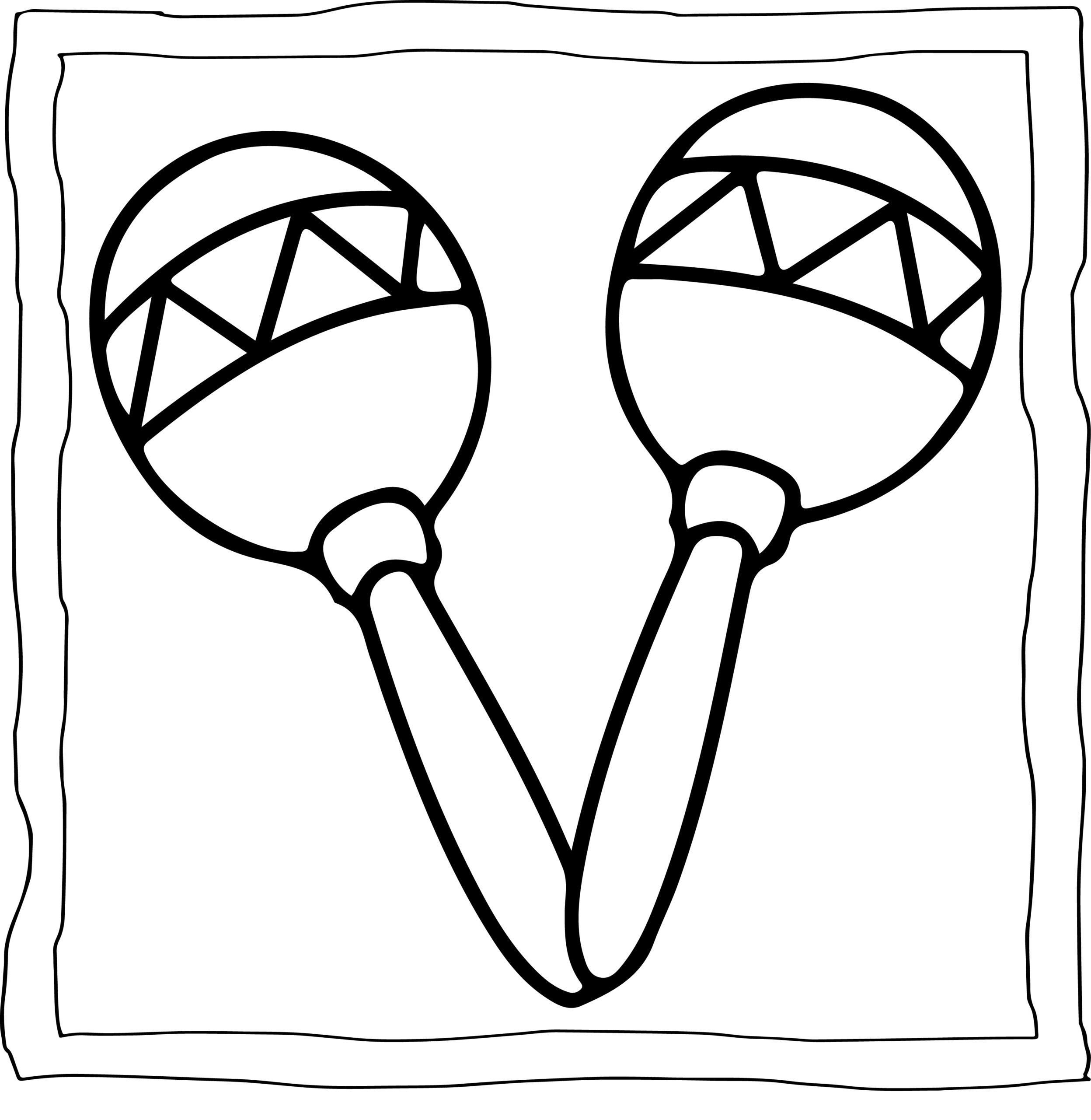 Instruments Coloring Pages
