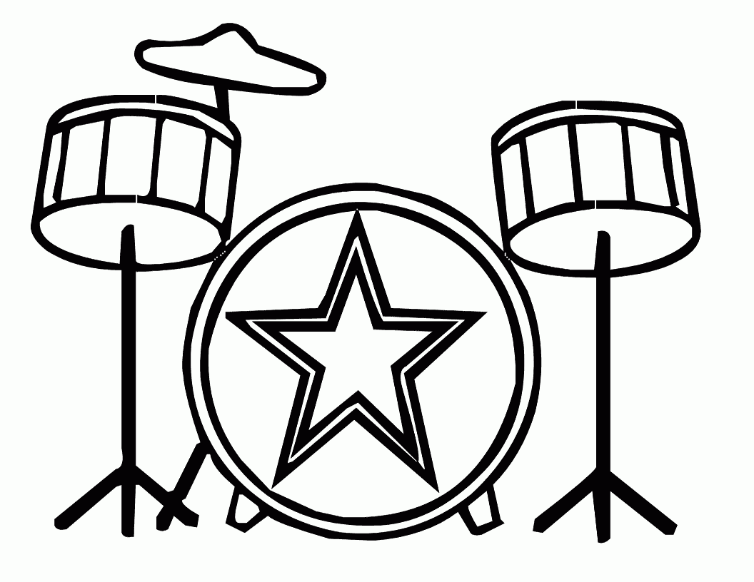Musical Instruments Coloring Pages To Download And Print For Free
