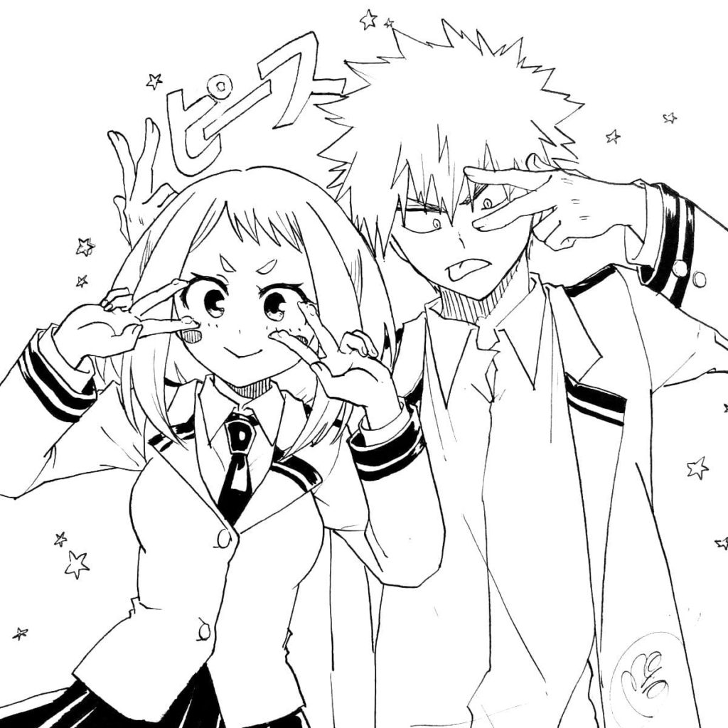 My Hero Academia Coloring Pages