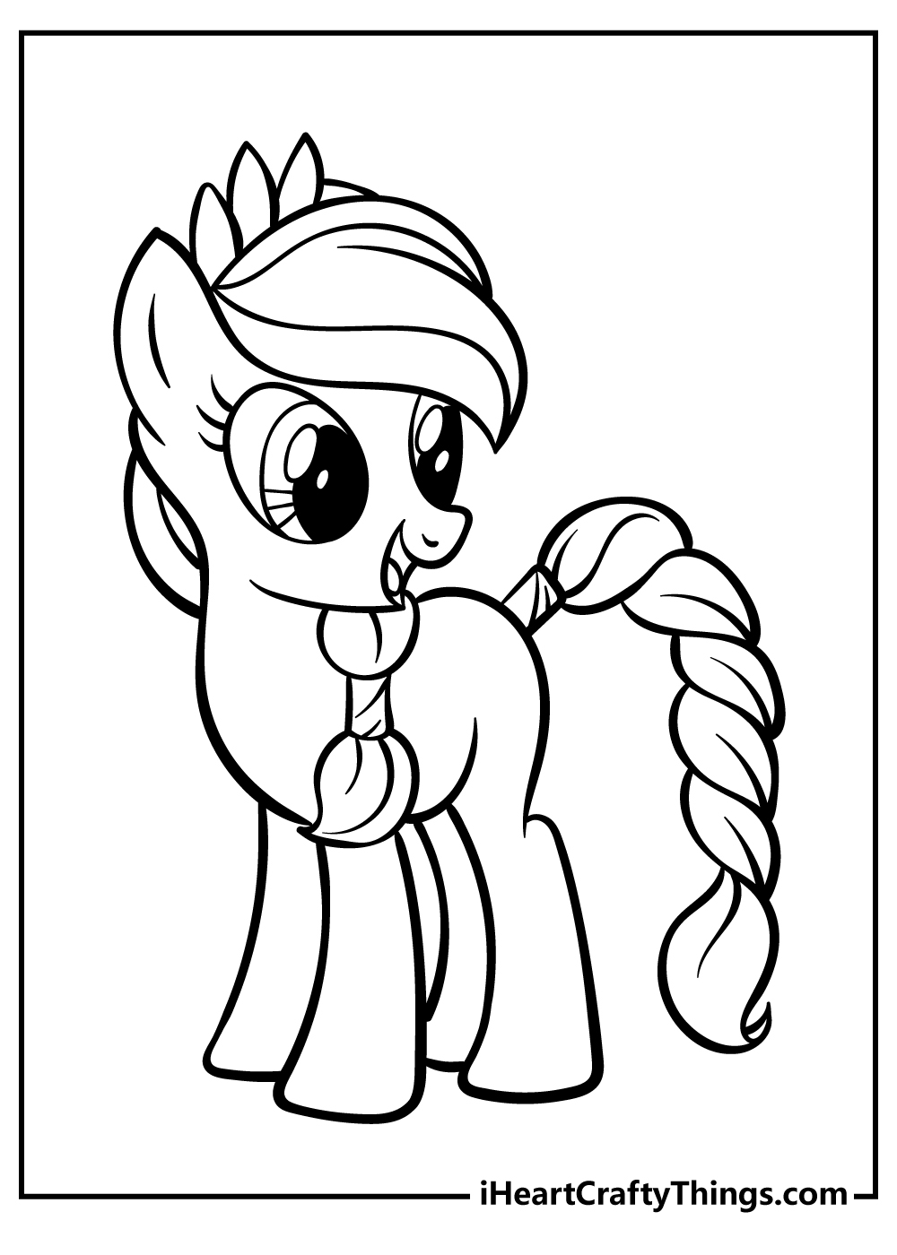 Rainbow Dash Coloring Page