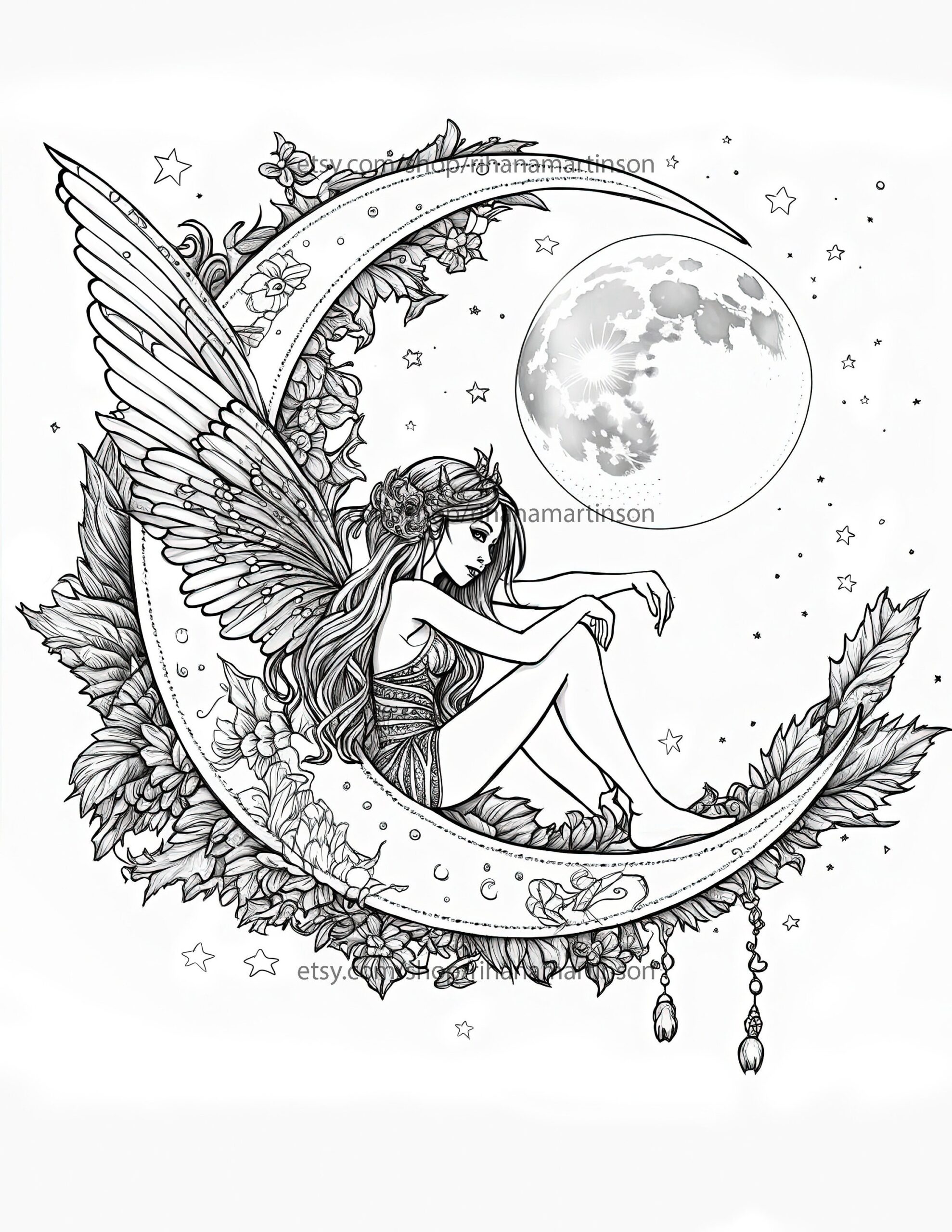 Mystical Coloring Pages For Adults