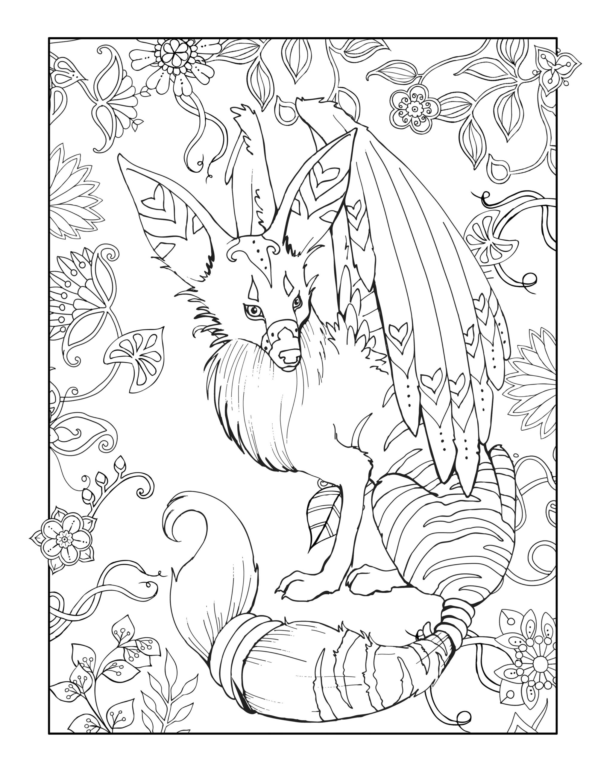Mythical Coloring Pages For Adults Teachcreativa