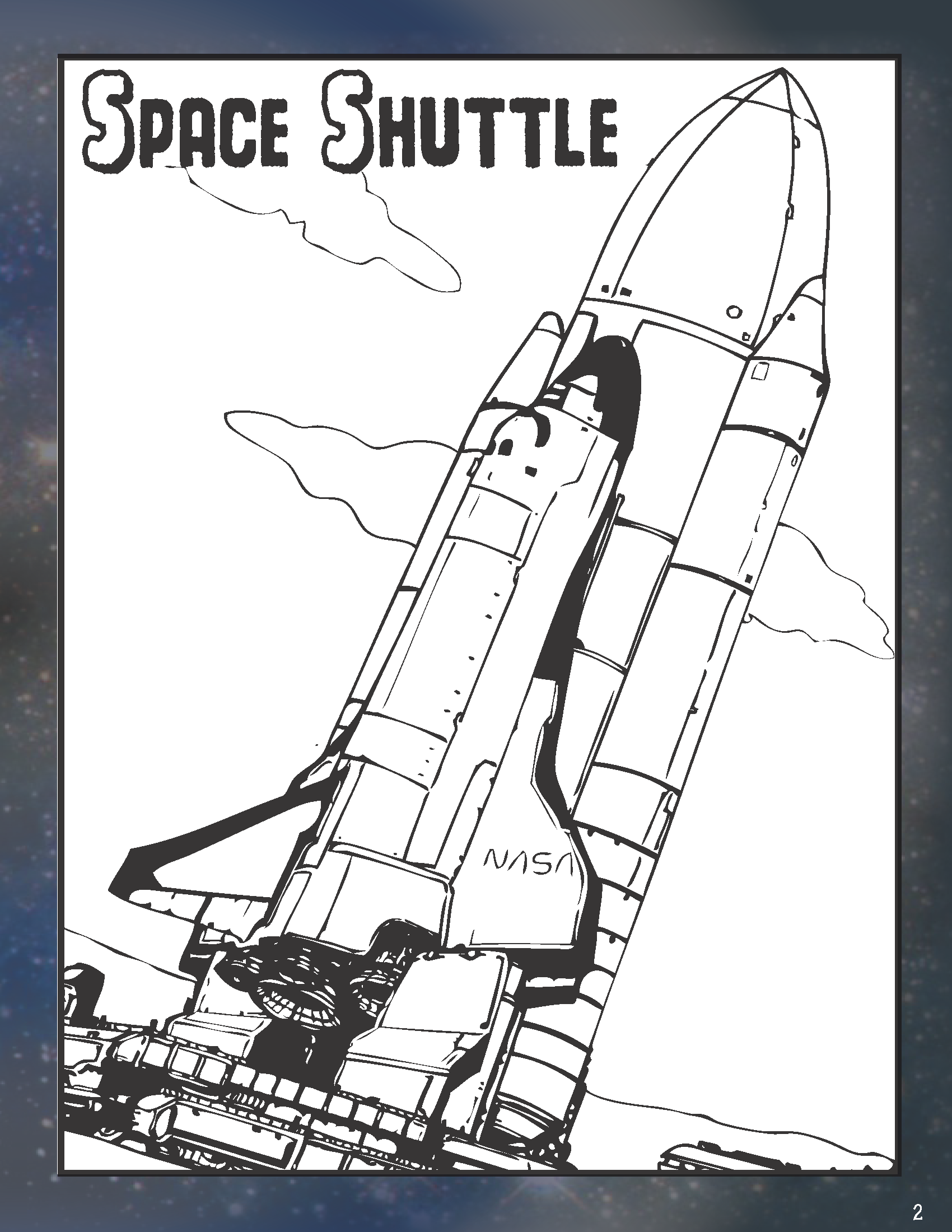 NASA Coloring Book By ERIK KLEBER At Coroflot