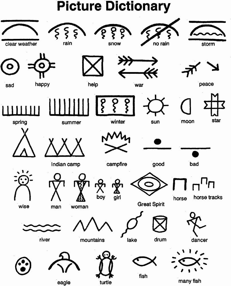 Native American Symbols Coloring Pages At GetDrawings Free Download
