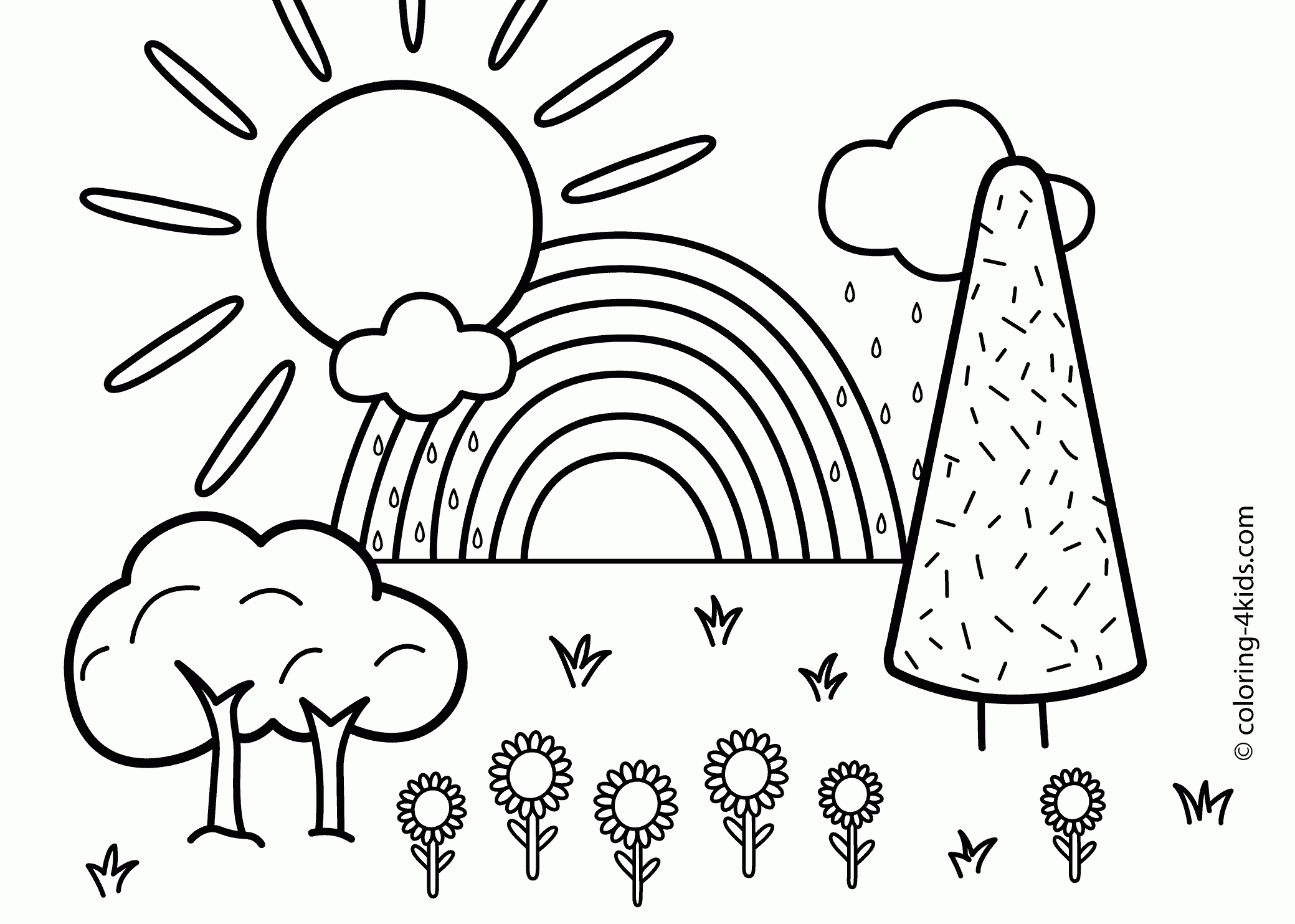 Nature Coloring Pages To Download And Print For Free