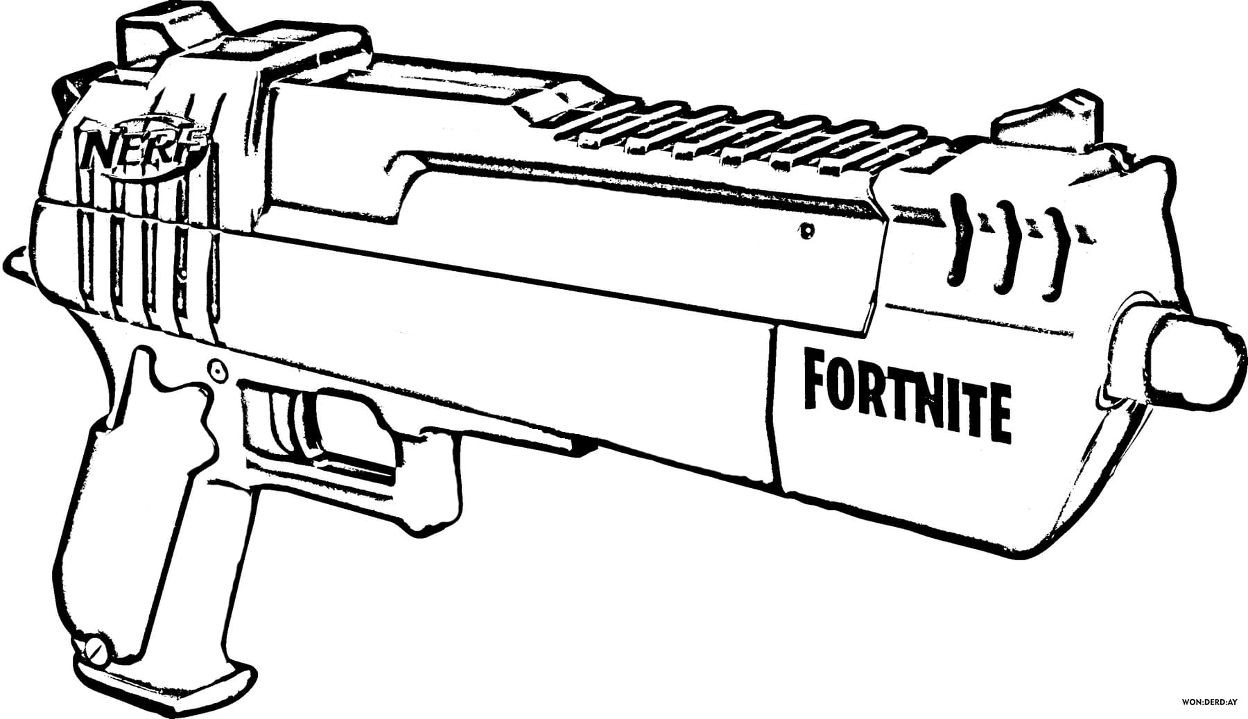 Nerf Guns Coloring Pages Print For Free WONDER DAY Coloring Pages For Children And Adults