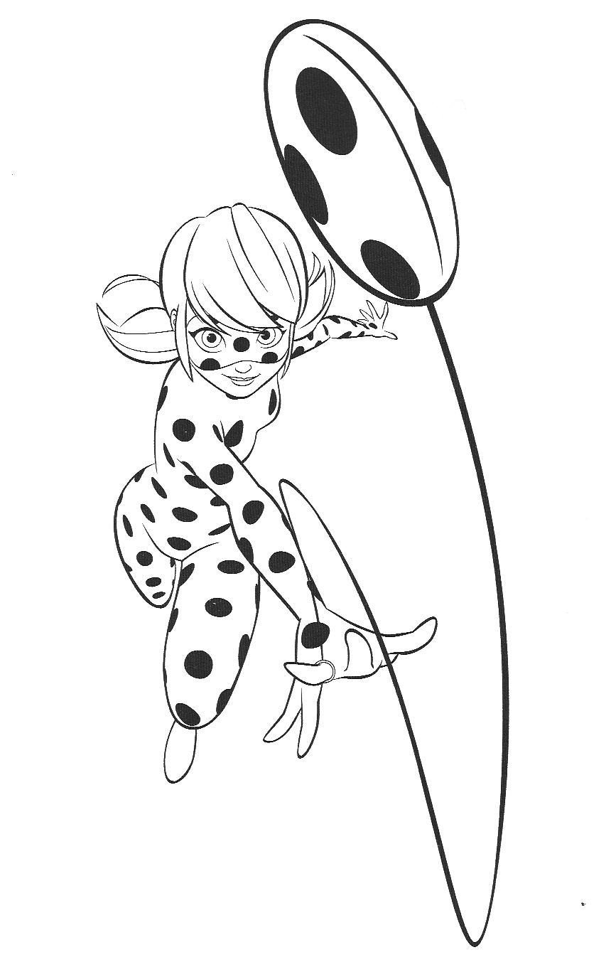 New Beautiful Miraculous Ladybug Coloring Pages YouLoveIt