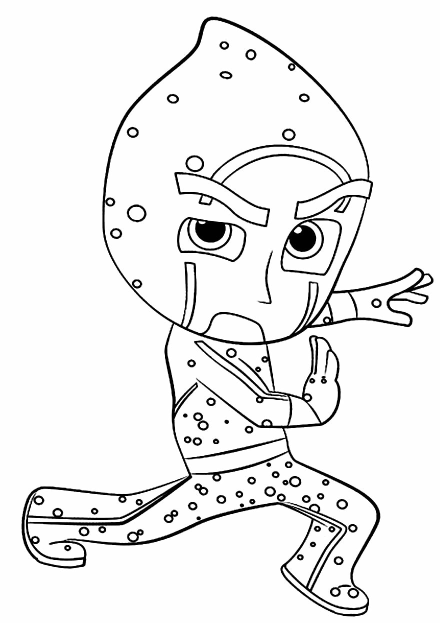 Night Ninja Coloring Pages Free PJ Masks Coloring Pages Printables