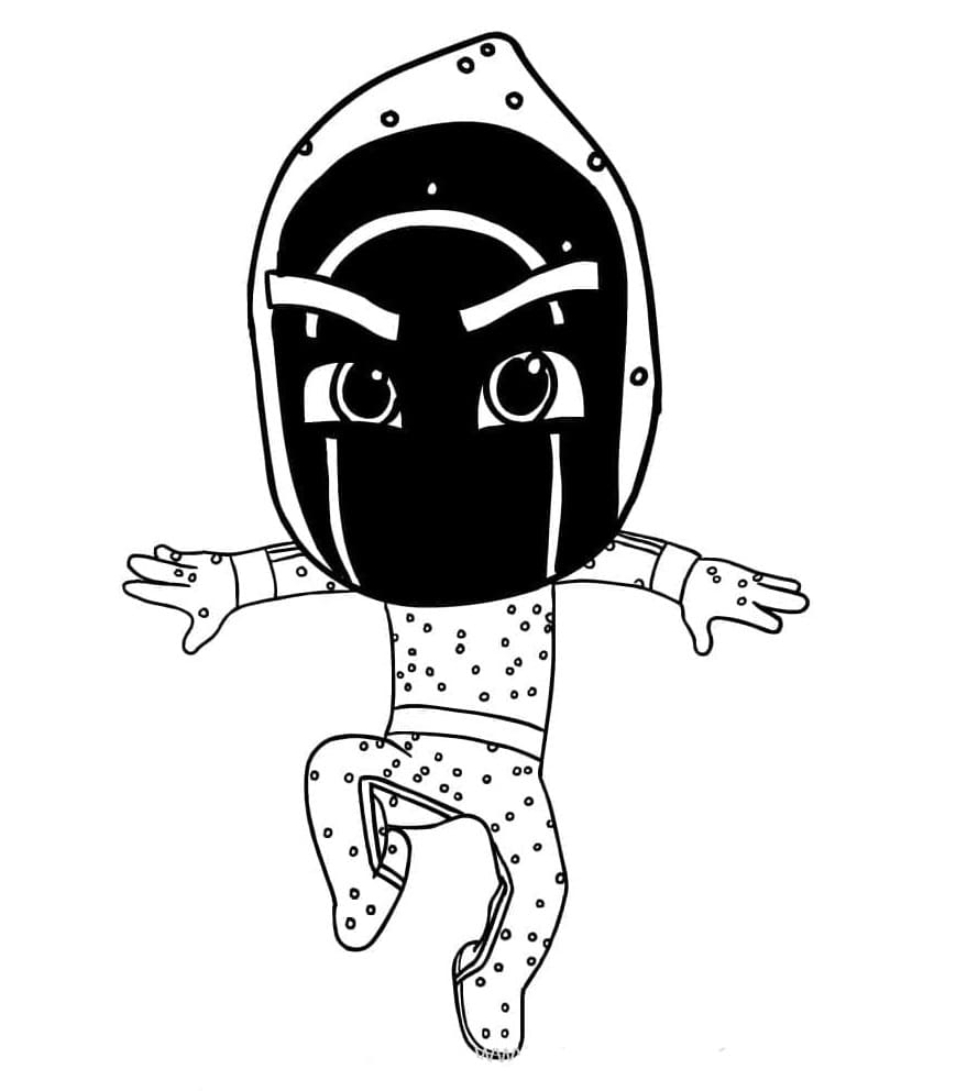 Night Ninja Coloring Page