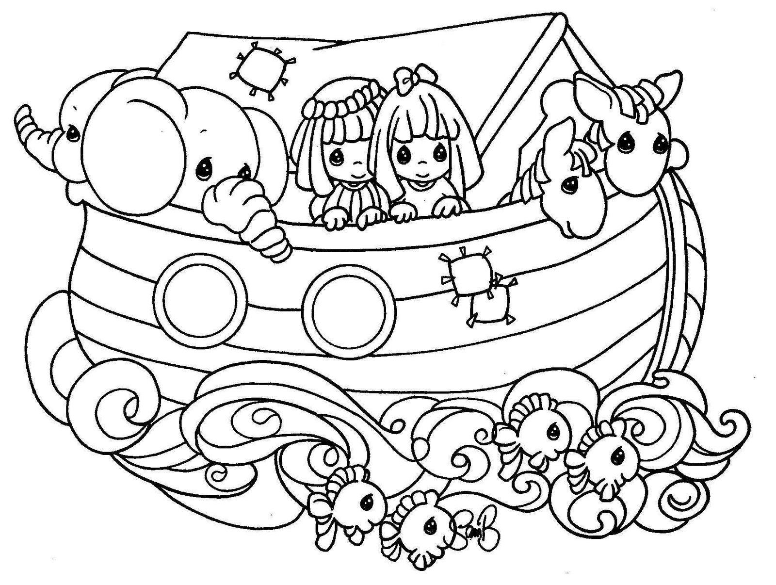 Noah's Ark Coloring Page