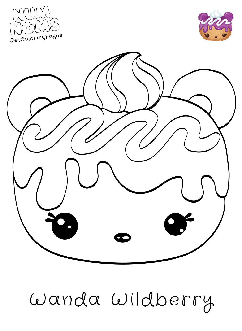 Num Noms Coloring Pages At GetDrawings Free Download