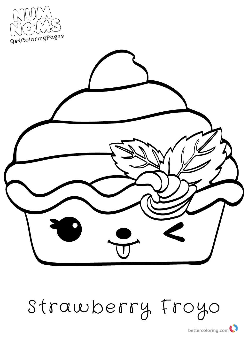 Num Noms Coloring Pages For Kids Free Printable Coloring Pages